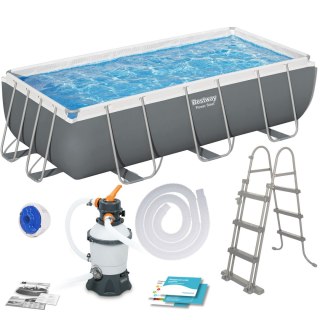 Basen ogrodowy stelażowy 404 x 201 x 100 cm 10w1 56442 Bestway
