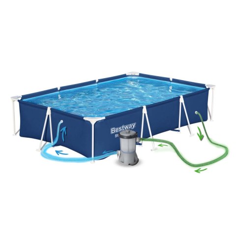 Basen ogrodowy stelażowy 300 x 201 x 66 cm 16w1 Bestway 56404N Basen ogrodowy stelażowy 300 x 201 x 66 cm 16w1 Bestway 56404N