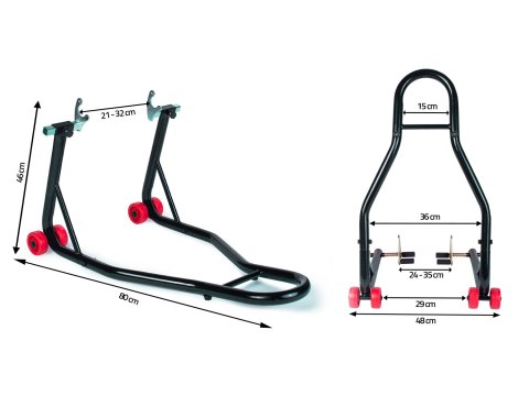 Stojak motocyklowy, podnośnik przód + tył Humberg MT1