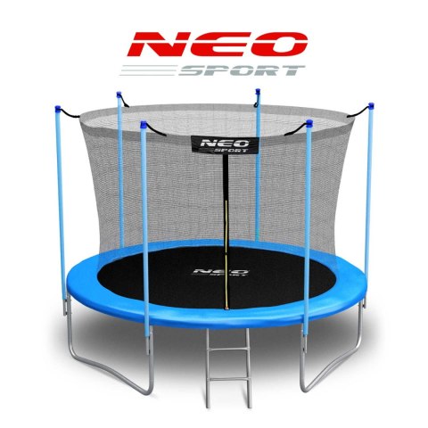 Trampolina ogrodowa 8ft/252cm z siatką wewnętrzną i drabinką Neo-Sport