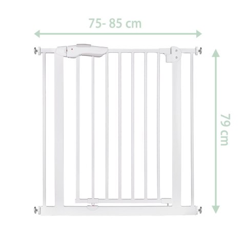 Barierka bramka zabezpieczająca biała Nukido 718001