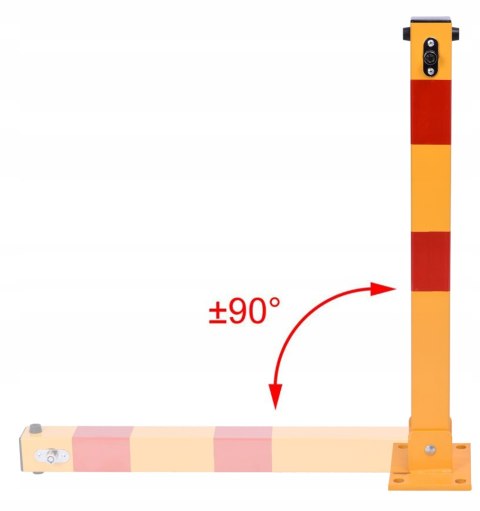 Słupek parkingowy składany 60 cm z kluczami