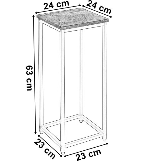 Kwietnik loftowy ARBEN CRAFT 60 cm