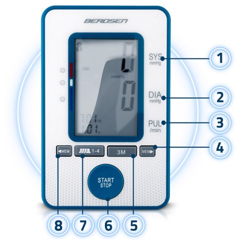 Ciśnieniomierz naramienny BD-121 Berdsen