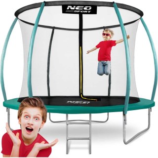 Trampolina ogrodowa profilowana 10ft/312cmz siatką wewnętrzną Neo-Sport