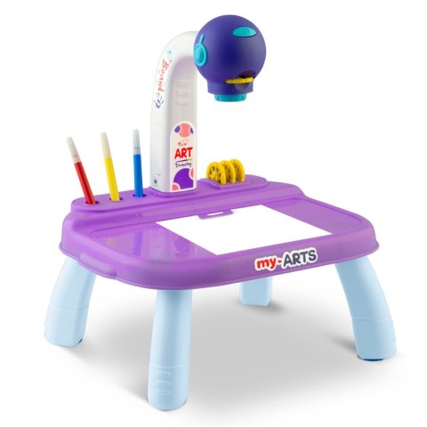 Projektor do nauki rysowania Ricokids 773700 - fioletowy