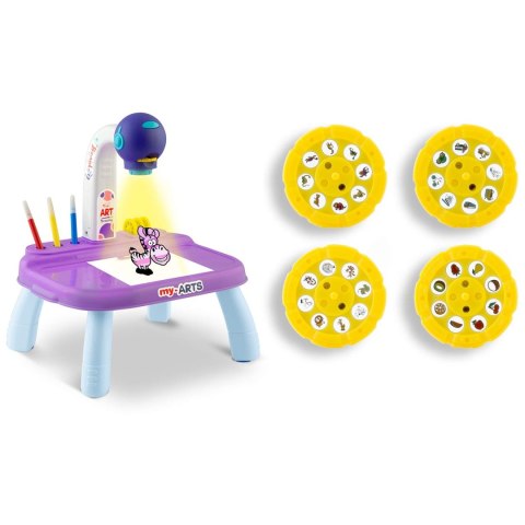 Projektor do nauki rysowania Ricokids 773700 - fioletowy