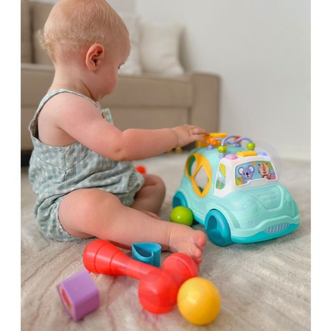 WOOPIE BABY Interaktywny Samochodzik Muzyczny Sorter Montessori Niebieski