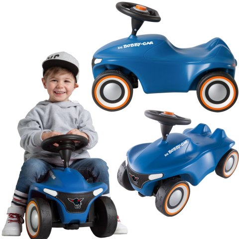 BIG Niebieski jeździk Bobby Car Neo Blue BIG Niebieski jeździk Bobby Car Neo Blue