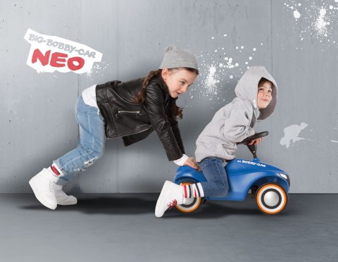 BIG Niebieski jeździk Bobby Car Neo Blue BIG Niebieski jeździk Bobby Car Neo Blue