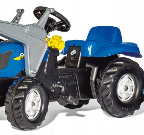 Rolly Toys rollyKid-X New Holland rollyKid Traktor z łyżką i przyczepką Niebieski