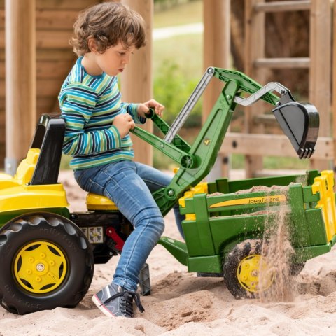 John Deere RollyBackhoe - Koparka Rolly Toys doczepiana łyżka