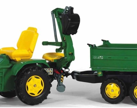 John Deere RollyBackhoe - Koparka Rolly Toys doczepiana łyżka