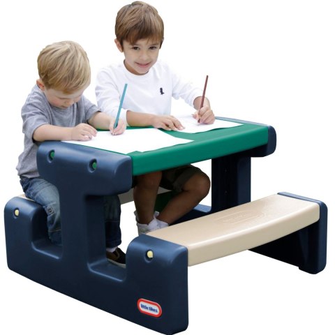 Little Tikes Stolik Piknikowy dla Dzieci Niebiesko-Zielony do Ogrodu Little Tikes Stolik Piknikowy dla Dzieci Niebiesko-Zielony do Ogrodu