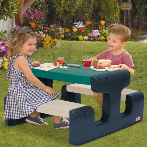 Little Tikes Stolik Piknikowy dla Dzieci Niebiesko-Zielony do Ogrodu Little Tikes Stolik Piknikowy dla Dzieci Niebiesko-Zielony do Ogrodu