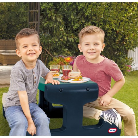 Little Tikes Stolik Piknikowy dla Dzieci Niebiesko-Zielony do Ogrodu Little Tikes Stolik Piknikowy dla Dzieci Niebiesko-Zielony do Ogrodu