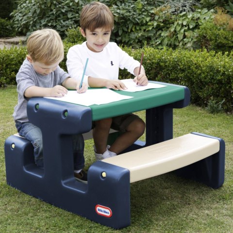 Little Tikes Stolik Piknikowy dla Dzieci Niebiesko-Zielony do Ogrodu Little Tikes Stolik Piknikowy dla Dzieci Niebiesko-Zielony do Ogrodu