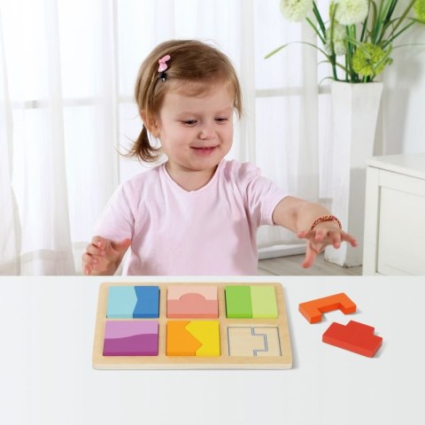 TOOKY TOY Box Pudełko XXL Montessori Edukacyjne 7w1 Sensoryczne 31-36 Mies.