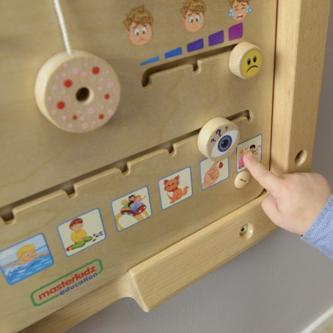 MASTERKIDZ Tablica Edukacyjna Jak Się Czujesz? Nauka Emocji Montessori