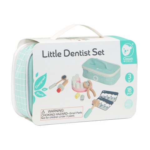 CLASSIC WORLD Little dentist set and doctor's suitcase