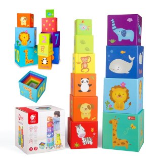 CLASSIC WORLD Magic Box Blocks Puzzle Tower Box Educational Toy