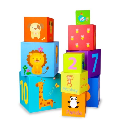 CLASSIC WORLD Magic Box Blocks Puzzle Tower Box Educational Toy