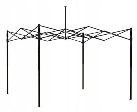 Pawilon handlowy ekspresowy 3x3 m 3 ściany czarny