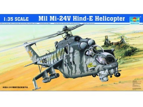 Model plastikowy Mil Mi-24V Hin d-E Helicopter