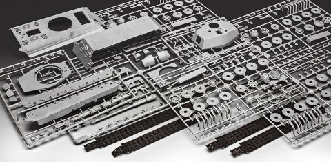 Model plastikowy Tiger II Henschel Turret