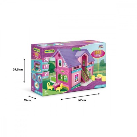 Domek dla lalek 37 cm Play House pudełko