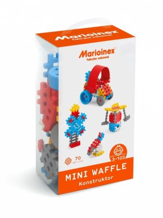 Klocki waffle mini 70 sztuk chłopiec