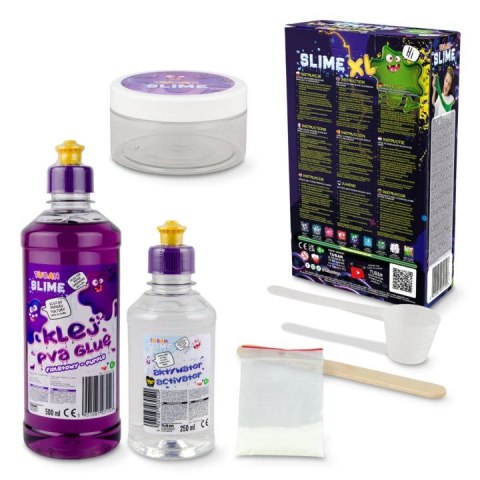 Masa plastyczna Zestaw super slime - Glow in the dark XL