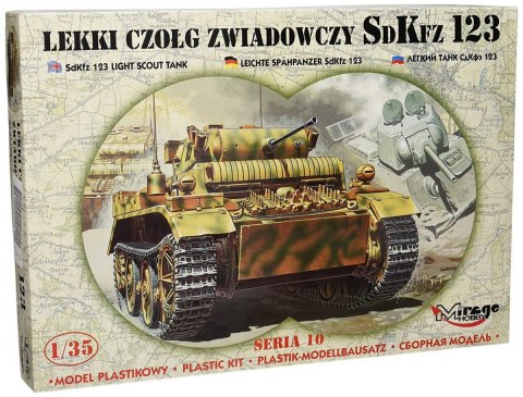 Model do sklejania Lekki czołg zwiadowczy SDKFZ 123 Model do sklejania Lekki czołg zwiadowczy SDKFZ 123