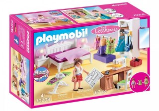 Zestaw z figurkami Dollhouse 70208 Sypialnia z kącikiem do szycia