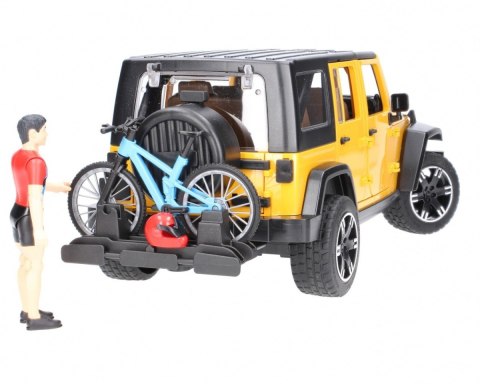 Jeep Wrangler Rubicon z rowerem i figurką