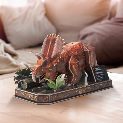 Puzzle 3D National Geographic - Triceratops