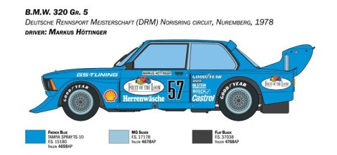 Model plastikowy B.M.W. 320 Grupa 5 1/24