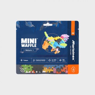 Klocki Mini Waffle Nature - Tukan 50 elementów