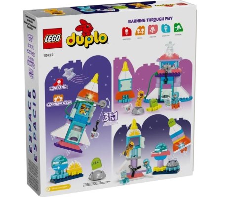 Klocki DUPLO 10422 Przygoda w promie kosmicznym 3w1