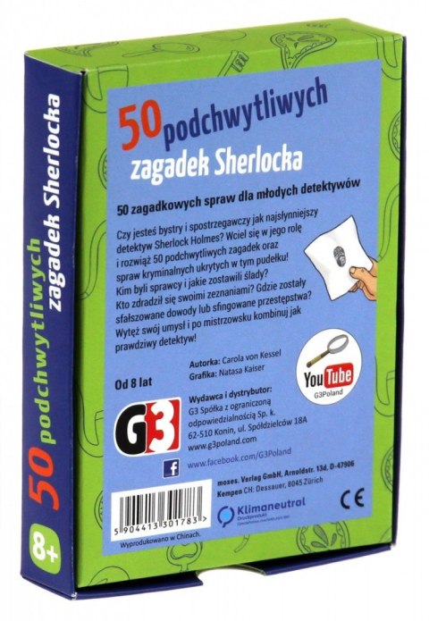 Gra 50 podchwytliwych zagadek Sherlocka