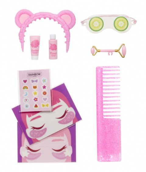 Lalka Rainbow High Junior PJ Party, Bella Pink
