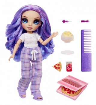 Lalka Rainbow High Junior PJ Party, Violet Purple