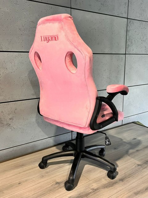 Fotel obrotowy do biurka CARRERA M ALCANTARA PINK II GATUNEK