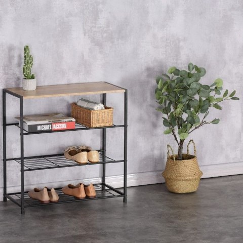 Szafka na buty stojak regał półka loft 3 poziomy Szafka na buty stojak regał półka loft 3 poziomy