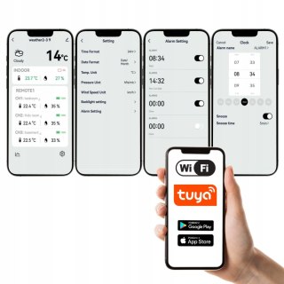 Stacja pogodowa WIFI pomiar jakości powietrza