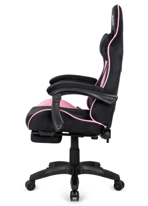 Fotel obrotowy gamingowy HERO POKER PRO PINK ALCANTARA