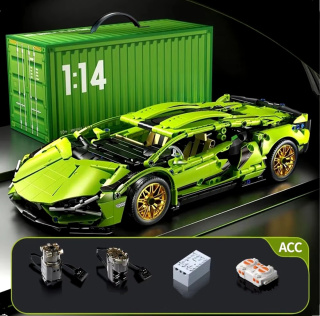 Klocki Technik 1280 szt - zdalnie sterowane auto Lamborgini 36cm