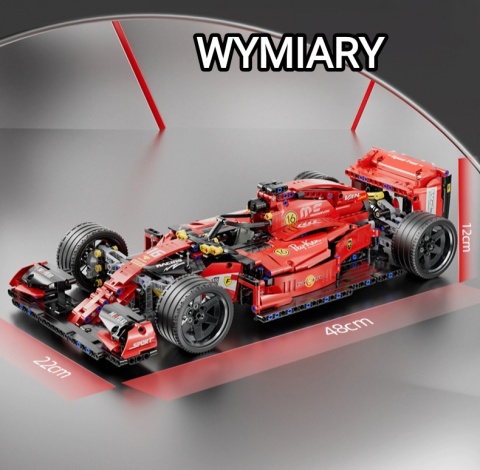Klocki Technik Auto Formuła 1 Zdalnie Sterowana na pilota 1163 szt