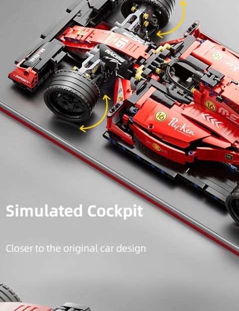 Klocki Technik Auto Formuła 1 Zdalnie Sterowana na pilota 1163 szt