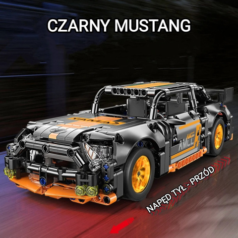 Klocki Technic auto Mustang 505 szt z napędem